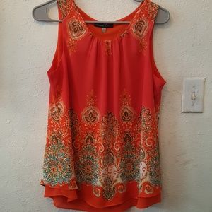 Rose and Olivia red top